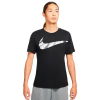 Футболка для мужчин Nike Shirt Dri-Fit Sport Clash 57% хлопок, 43% полиэстер/ Черный