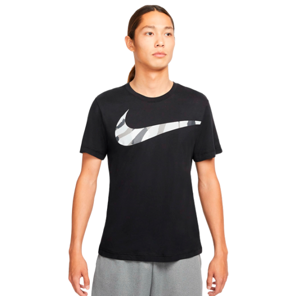 Tricou pentru bărbați Nike Shirt Dri-Fit Sport Clash 57% bumbac, 43% poliester/ Black photo 1