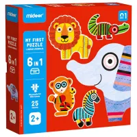 Set de puzzle-uri Mideer Animale sălbatice 2+/ Numărul de piese: 32