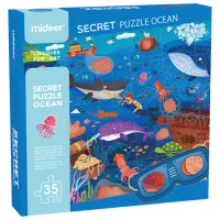 Puzzle 2D Mideer Oceanul 3+/ Numărul de piese: 35