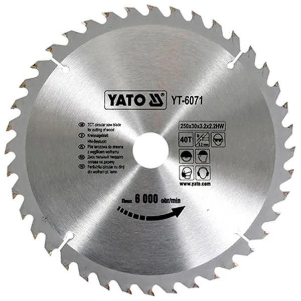 Циркулярный диск Yato YT6071  photo 1