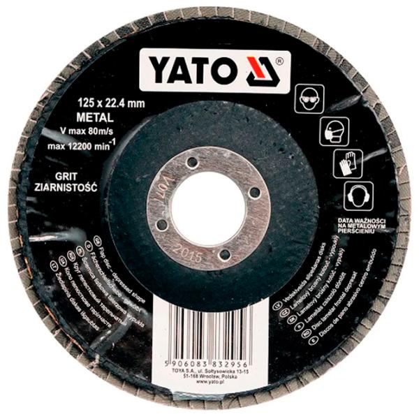 Диск лепестковый Yato YT83294  photo 1