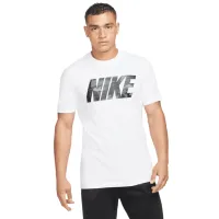 Tricou pentru bărbați Nike Trainingsshirt Dri-Fit Camo Gfx 59% bumbac, 41% poliester/ White