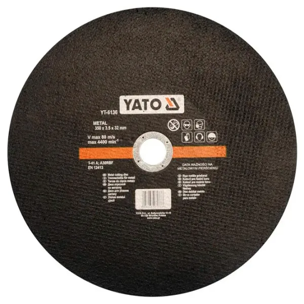 Круг отрезной Yato YT6137  photo 1