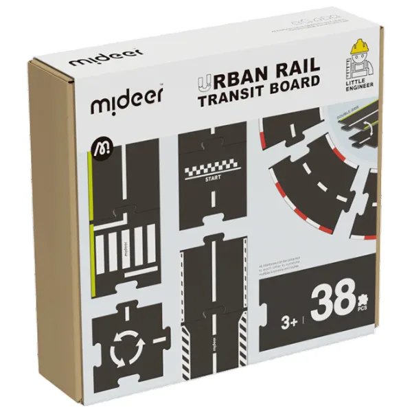 Puzzle Mideer Дорога 3+/ Количество деталей: 38 photo 1 Puzzle Mideer Дорога 3+/ Количество деталей: 38 photo 1