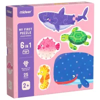 Set de puzzle-uri Mideer Oceanul magic 2+/ Numărul de piese: 25