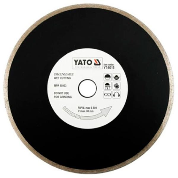 Диск алмазный сплошной Yato YT6015  photo 1 Диск алмазный сплошной Yato YT6015  photo 1
