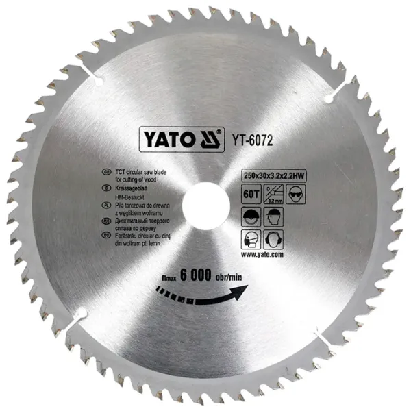 Disc circular Yato YT6072  photo 1