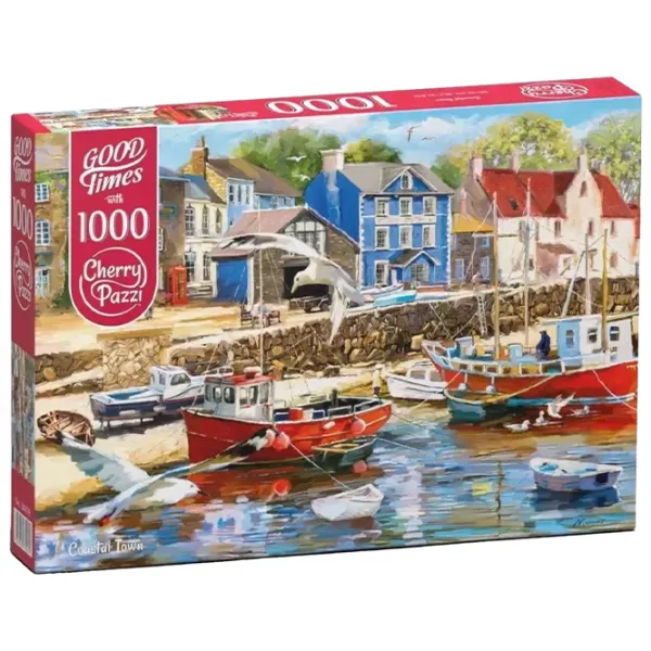 Puzzle Cherry Pazzi Прибрежный Город 12+/ Количество деталей: 1000 photo 1