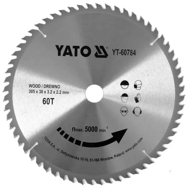 Disc circular Yato YT60784  photo 1