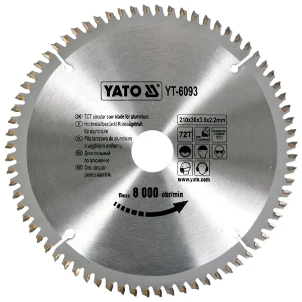 Циркулярный диск Yato YT6093  photo 1