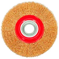 Perie disc din sârmă ondulată Vorel VOR06978 125 mm