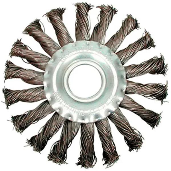 Perie disc din sârmă răsucită Vorel VOR06982 115 mm photo 1