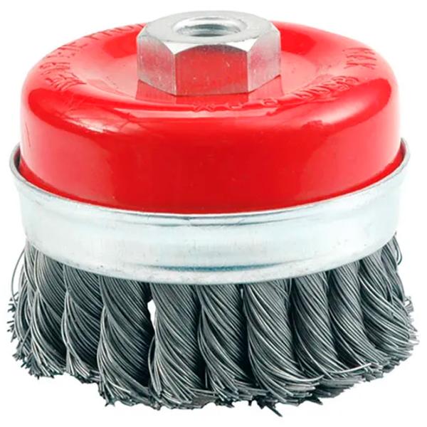 Perie cupă din sârmă răsucită Vorel VOR06974 65 mm photo 1