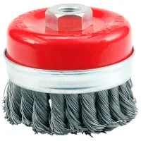 Проволочная чашечная щётка Vorel VOR06974 65 мм