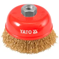 Чашечная щетка из гофрированной проволоки Yato YT4766 100 мм