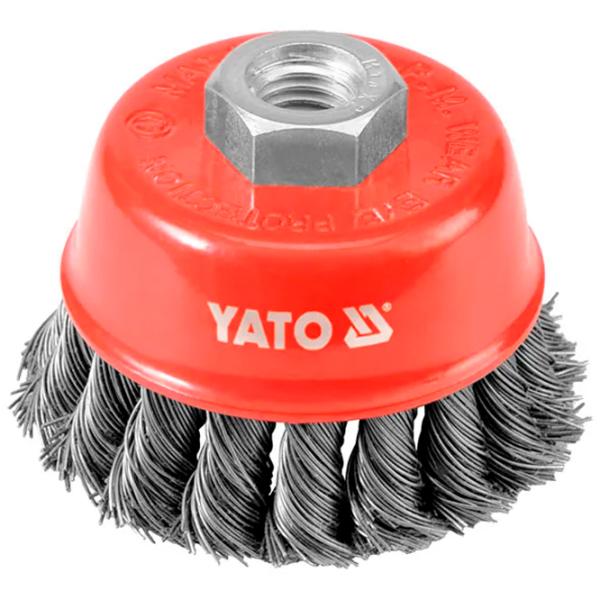 Проволочная чашечная щётка Yato YT4767 60 мм photo 1