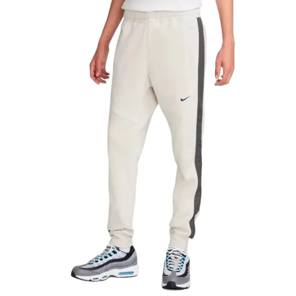 Pantaloni sportivi pentru bărbați Nike Nsw Sp Flc Jogger Bb S/ Beige photo 1