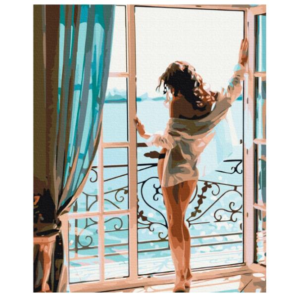 Pictură pe numere BrushMe Dimineață seducătoare BS51673FC 50 x 40 cm/ Verticală photo 1