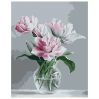Pictură pe numere BrushMe Vaza cu gingășie BS51471FC 50 x 40 cm/ Verticală