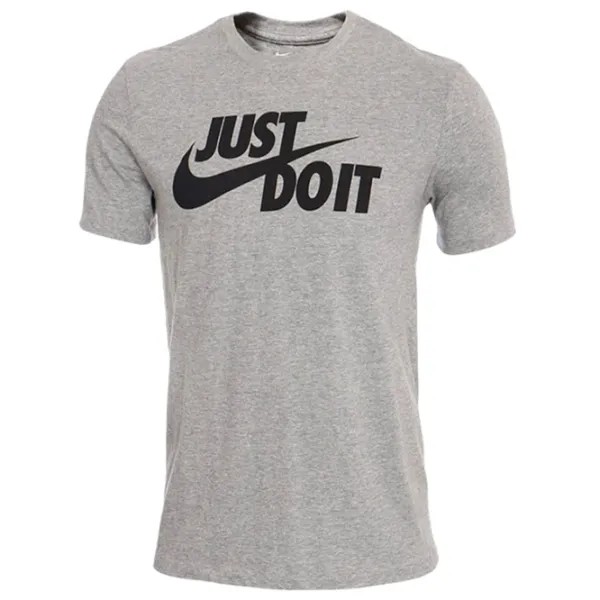 Tricou pentru bărbați Nike Shirt Sportswear "Just Do Lt" Swoosh Tee 100% bumbac/ Gray photo 1 Tricou pentru bărbați Nike Shirt Sportswear "Just Do Lt" Swoosh Tee 100% bumbac/ Gray photo 1