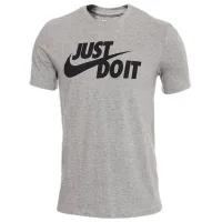 Футболка для мужчин Nike Shirt Sportswear "Just Do Lt" Swoosh Tee 100% хлопок/ Серый