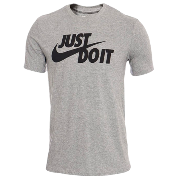 Tricou pentru bărbați Nike Shirt Sportswear "Just Do Lt" Swoosh Tee 100% bumbac/ Gray photo 1