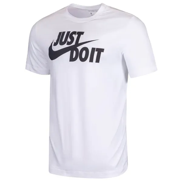 Футболка для мужчин Nike Shirt Sportswear "Just Da Lt" Swoosh Tee 50-100% хлопок, 0-50% полиэстер/ Белый photo 1