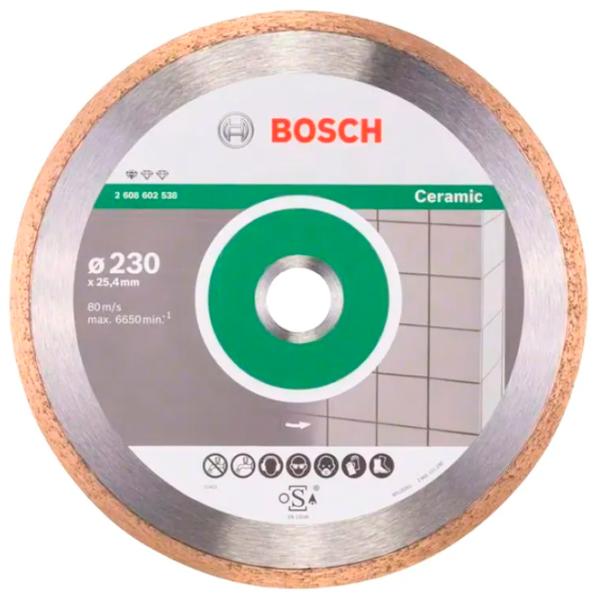 Диск алмазный сплошной Bosch B2608602538  photo 1