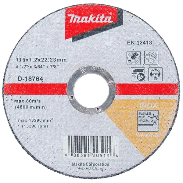 Disc de tăiere oțel Makita D-18764  photo 1