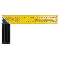 Echer Toya TOY18250 250 mm Dreptunghiular/ Aluminiu