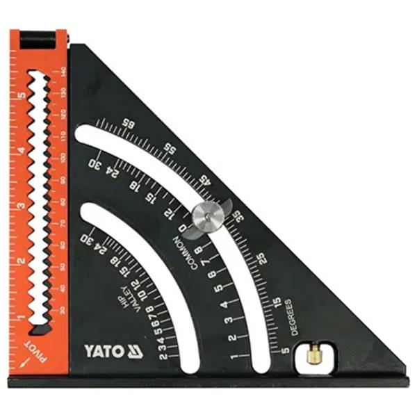 Echer Yato YT70783 185 mm Triunghi/ Aluminiu photo 1