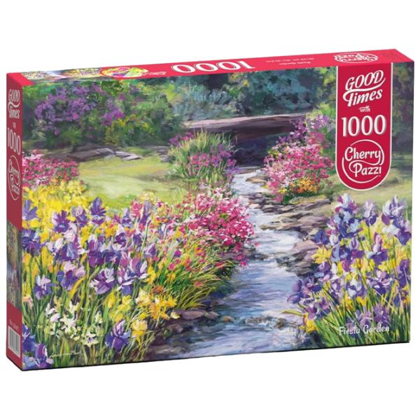 Puzzle Cherry Pazzi Fiesta din gradină 12+/ Numărul de piese: 1000 photo 1
