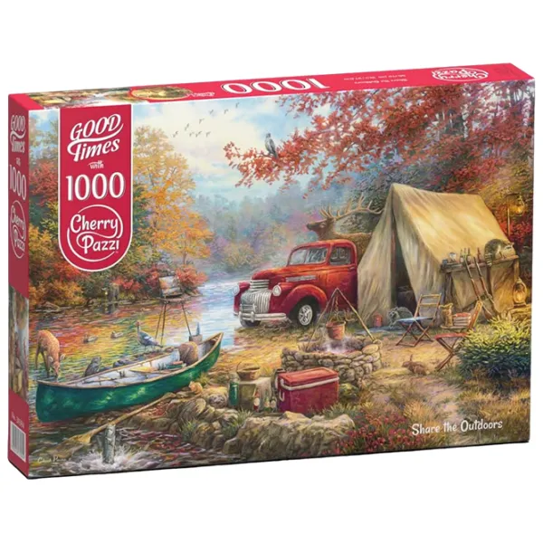 Puzzle Cherry Pazzi Drum bun! 12+/ Numărul de piese: 1000 photo 1