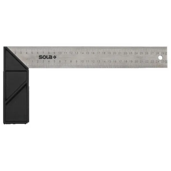 Echer Sola 39094 300 mm Dreptunghiular/ Aluminiu photo 1