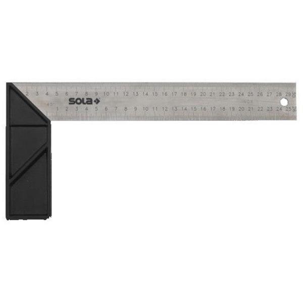 Echer Sola 39094 300 mm Dreptunghiular/ Aluminiu photo 1