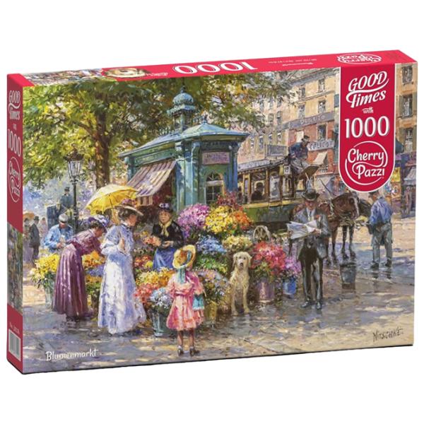 Puzzle Cherry Pazzi Цветочный Рынок 12+/ Количество деталей: 1000 photo 1