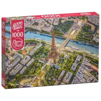 Puzzle Cherry Pazzi Vedere la Turnul Eiffel din Paris 12+/ Numărul de piese: 1000
