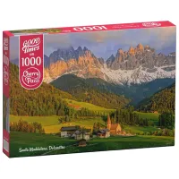 Puzzle Cherry Pazzi Santa Maddalena, Dolomiți 12+/ Numărul de piese: 1000