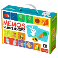 Настольная игра Trefl Game Memos Classic & Plus Logic 3+/ Развитие