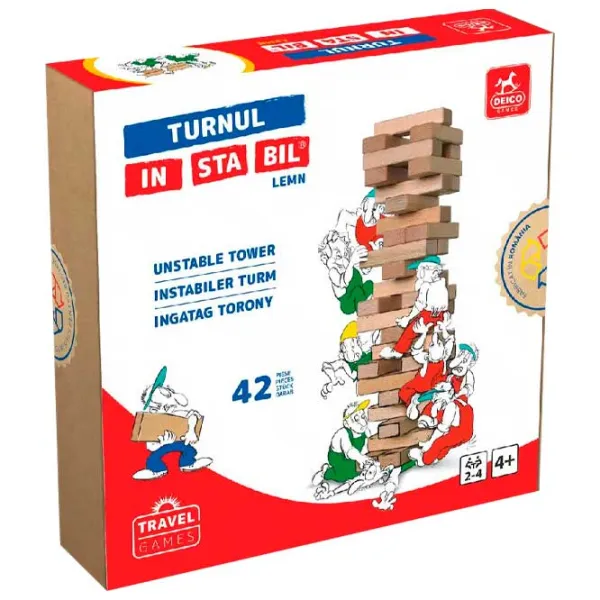 Игрушка из дерева D-TOYS Turnul Instabil 4+/ Twister photo 1