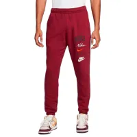 Pantaloni sportivi pentru bărbați Nike M Nk Club Bb Cf Pant Stack Gx M/ Red