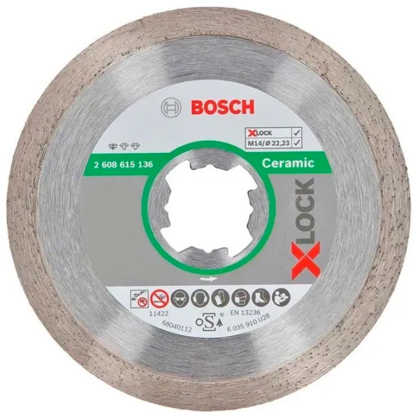 Диск алмазный сплошной Bosch B2608615137  photo 1