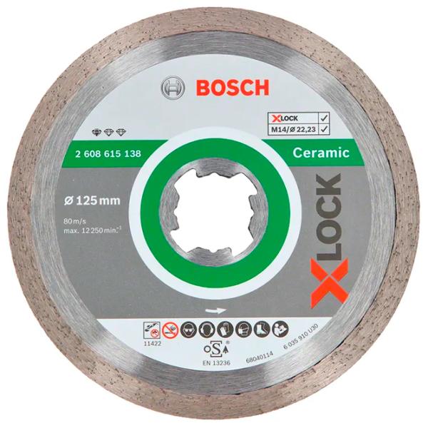 Диск алмазный сплошной Bosch B2608615138  photo 1