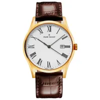 Ceas de mână unisex Claude Bernard 53003 37J BR Cuarț/ 39 mm