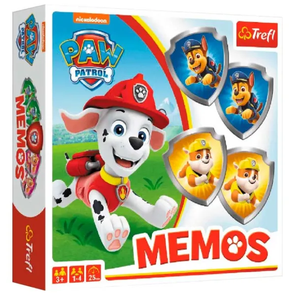 Joc de masă Trefl Game Memos Paw Patrol 3+/ Dezvoltare photo 1 Joc de masă Trefl Game Memos Paw Patrol 3+/ Dezvoltare photo 1