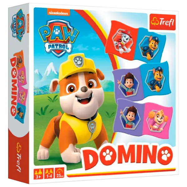 Joc de masă Trefl Game Domino Paw Patrol 3+/ Dezvoltare photo 1 Joc de masă Trefl Game Domino Paw Patrol 3+/ Dezvoltare photo 1