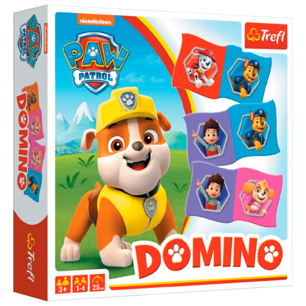 Joc de masă Trefl Game Domino Paw Patrol 3+/ Dezvoltare photo 1 Joc de masă Trefl Game Domino Paw Patrol 3+/ Dezvoltare photo 1