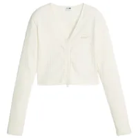 Bustieră pentru femei Puma Classics Ribbed Beige