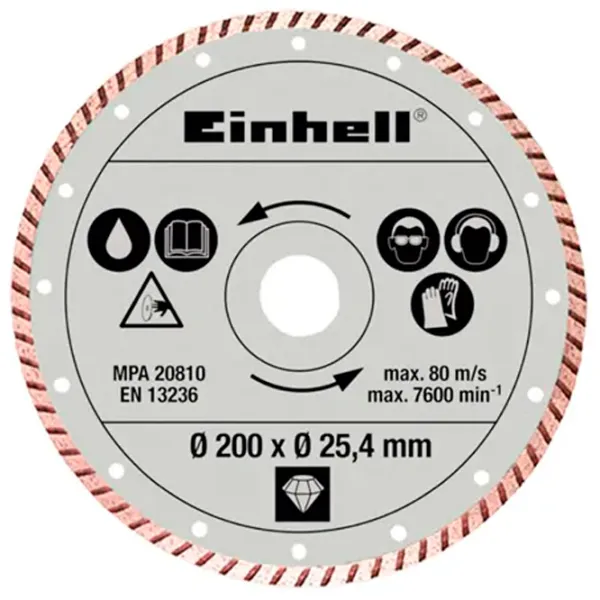 Disc diamantat continuu Einhell 43.011.75  photo 1